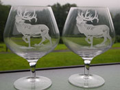 Elk Crystal Martini Glass Set of 4