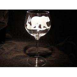 Game Fish Crystal Stemless Wine Glasses - Sportsman's Table