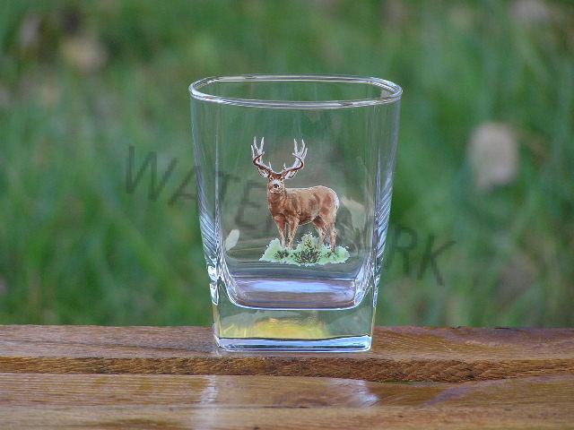 Mule Deer Highball Glasses - Sportsman's Table